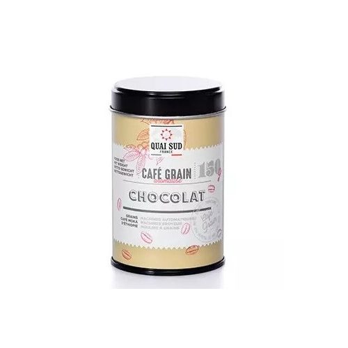 Prémium Csokoládé ízű Francia szemes kávékülönlegesség - aromazáró fém dobozban 150 g